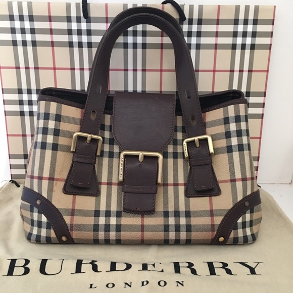 Burberry Handbags - Authentic Burberry Checkered Small Tote